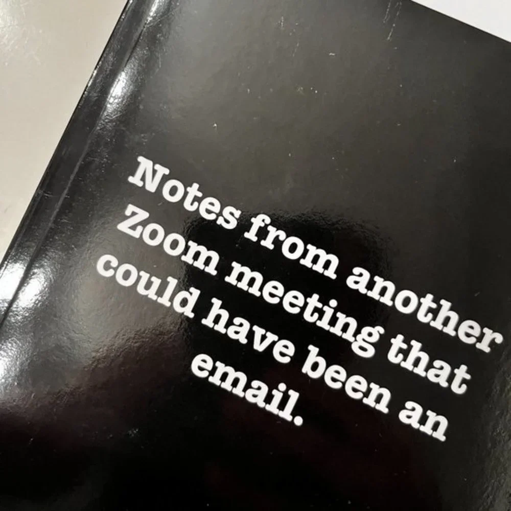 Sarcastic Journal / Notes from a Zoom Meeting That Should Have Been an‎ Email